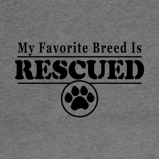 My Favorite Breed is Rescued for Dog Lovers by bearsmom42